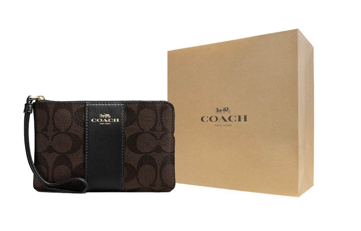 Клатч женский Coach Corner Zip 16 - Boxette Shop